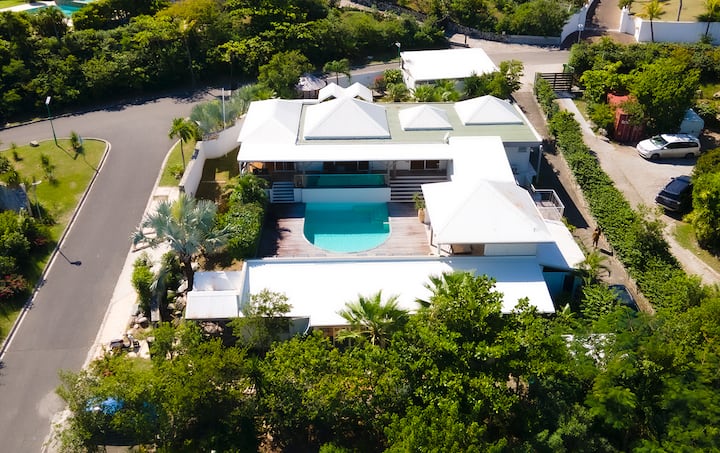 Vue aérienne Villa Hanna